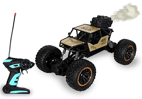 Remote Control Rock Crawler Mist Smoke Spray Function, High Speed 1:18 RC Car Toys