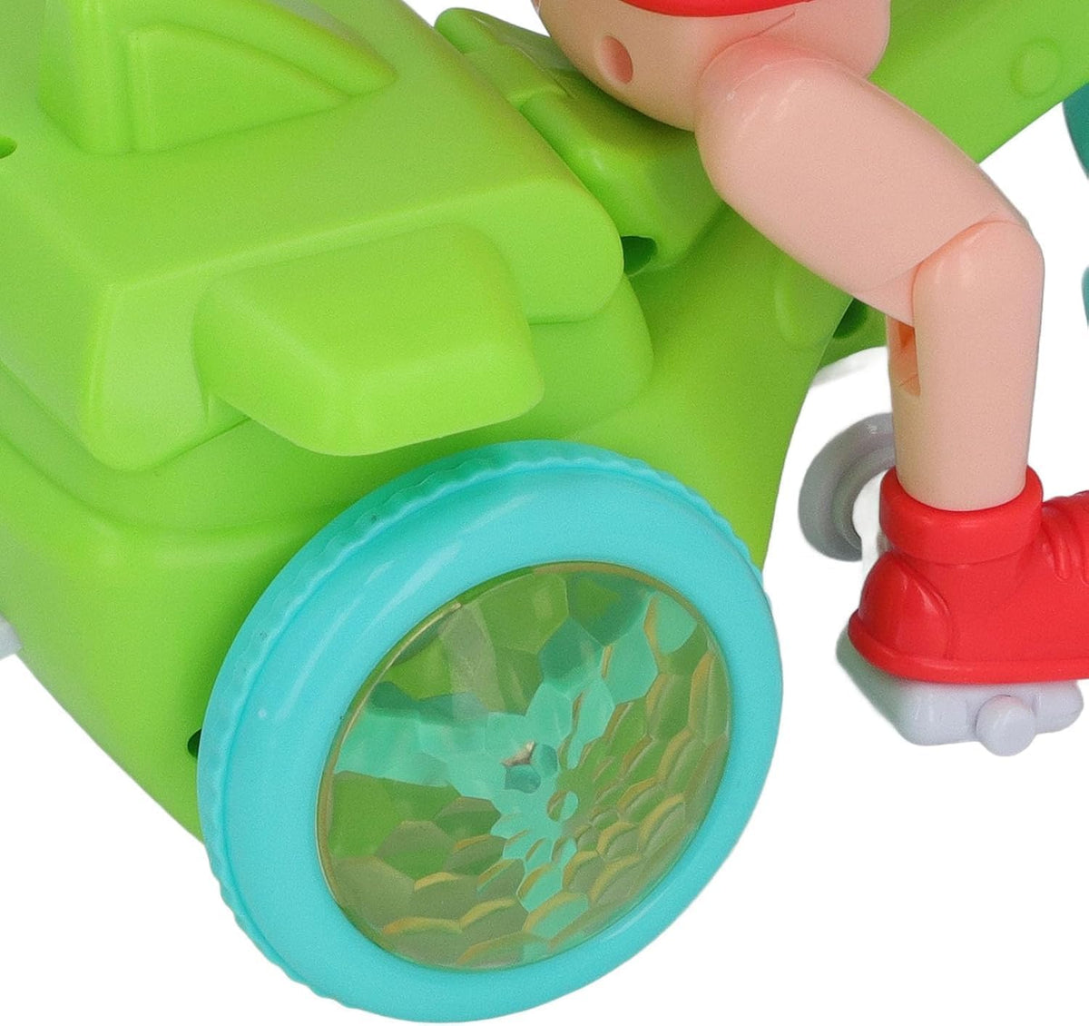 KIDDOVATE Musical Tricycle Toy for Kids with Light & Music, 360°
