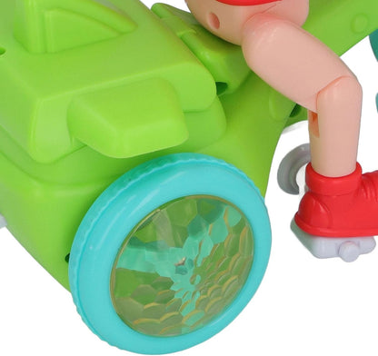 KIDDOVATE Musical Tricycle Toy for Kids with Light & Music, 360°