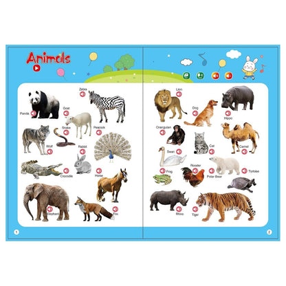 JAZZY PEARLS® English Sound Book Interactive English Learning Talking for Kids 3 Year Olds|Toys & Hobbies | Educational | Other Educational Toys
