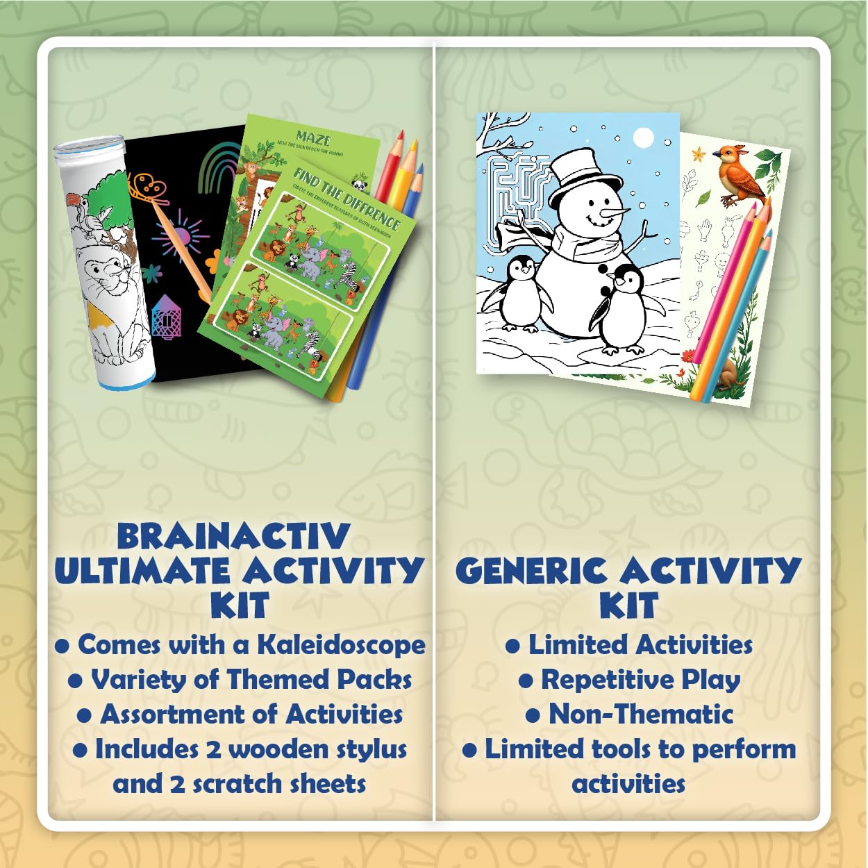 PlayMagic BrainActiv Ultimate Activity Kit - Animal Adventure