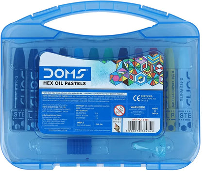 Doms Oil Pastel 12 Shaes Hexagonal