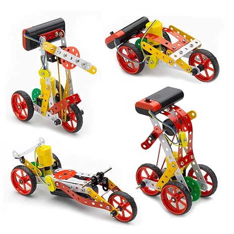 Mechanix Robotix-1 Motorized STEM/STEAM Educational Toy, Building and Construction Set for Boys and Girls Age 7+
