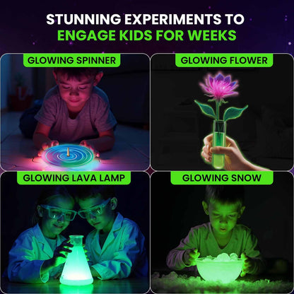 Smartivity Glow Magic Science Kit for Kids Ages 6-8-10-12 Years | 20 Amazing Glow in The Dark Science Experiments I Birthday Gifts for Boys & Girls 6,7...