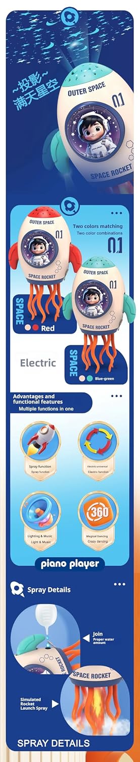 Magicwand Rocket Toy with Fog Function
