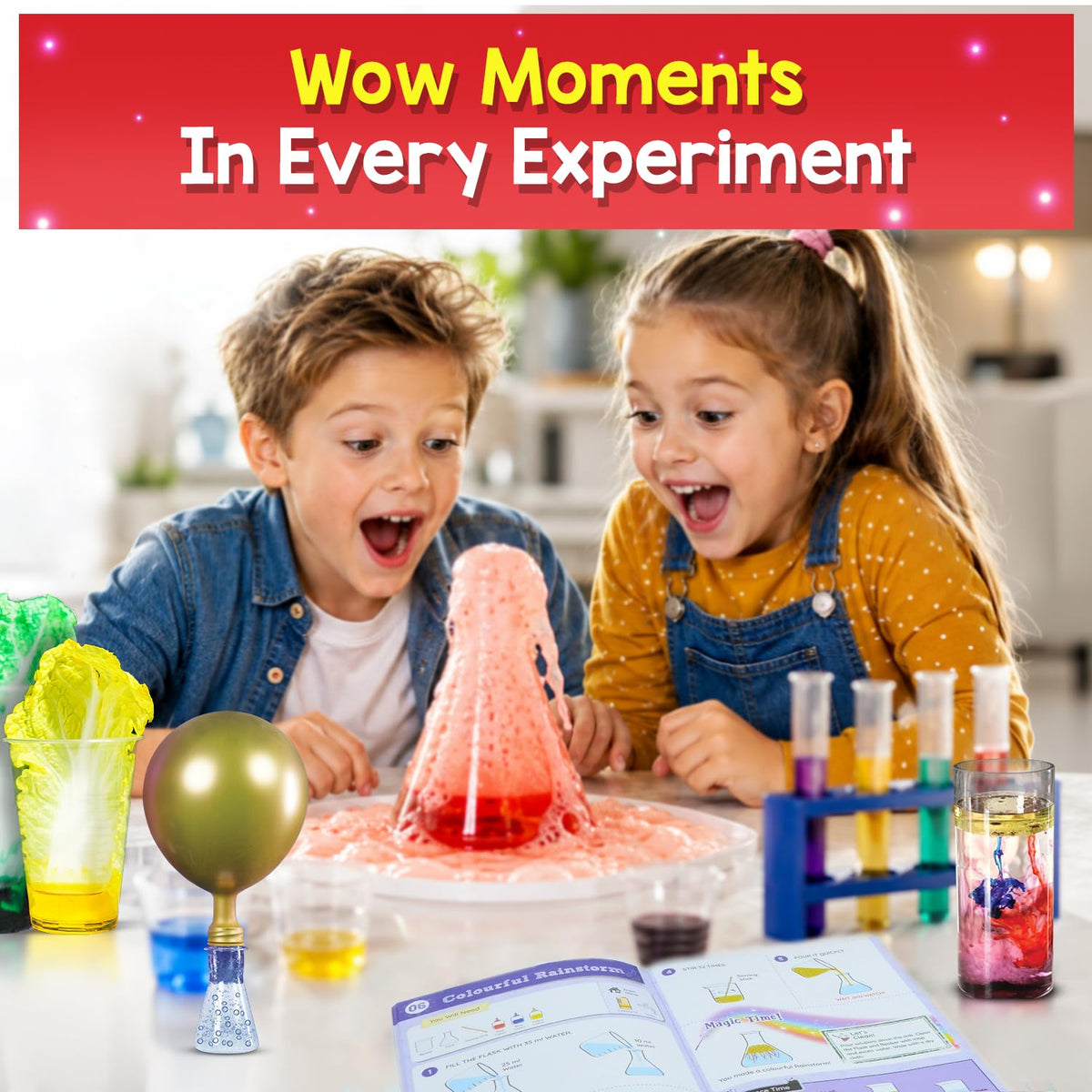 Smartivity My First Science Experiment Kit for Kids 6-8-10-12-14 Years I 50+ Amazing Science Experiments | Birthday Gift for Boys & Girls | Educational...