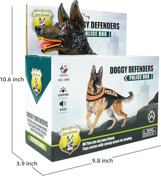 Robot Dog Smart Puppy Police Dog Toy Mobile German Shepherds Dog Toy Puppy Toy 3-6 Years