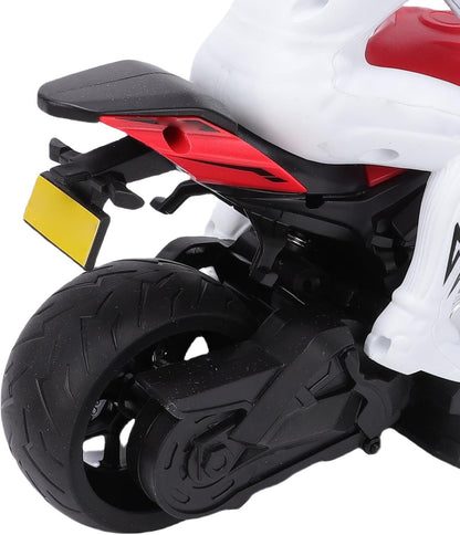 Naroote RC Motorcycle, High Speed RC Stunt Motorcycle Toy with Cool Light Effects and Powerful Electric Motor, Flexible Handling, for Stunt Enthusiasts (Red)
