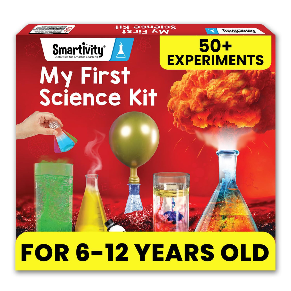 Smartivity My First Science Experiment Kit for Kids 6-8-10-12-14 Years I 50+ Amazing Science Experiments | Birthday Gift for Boys & Girls | Educational...