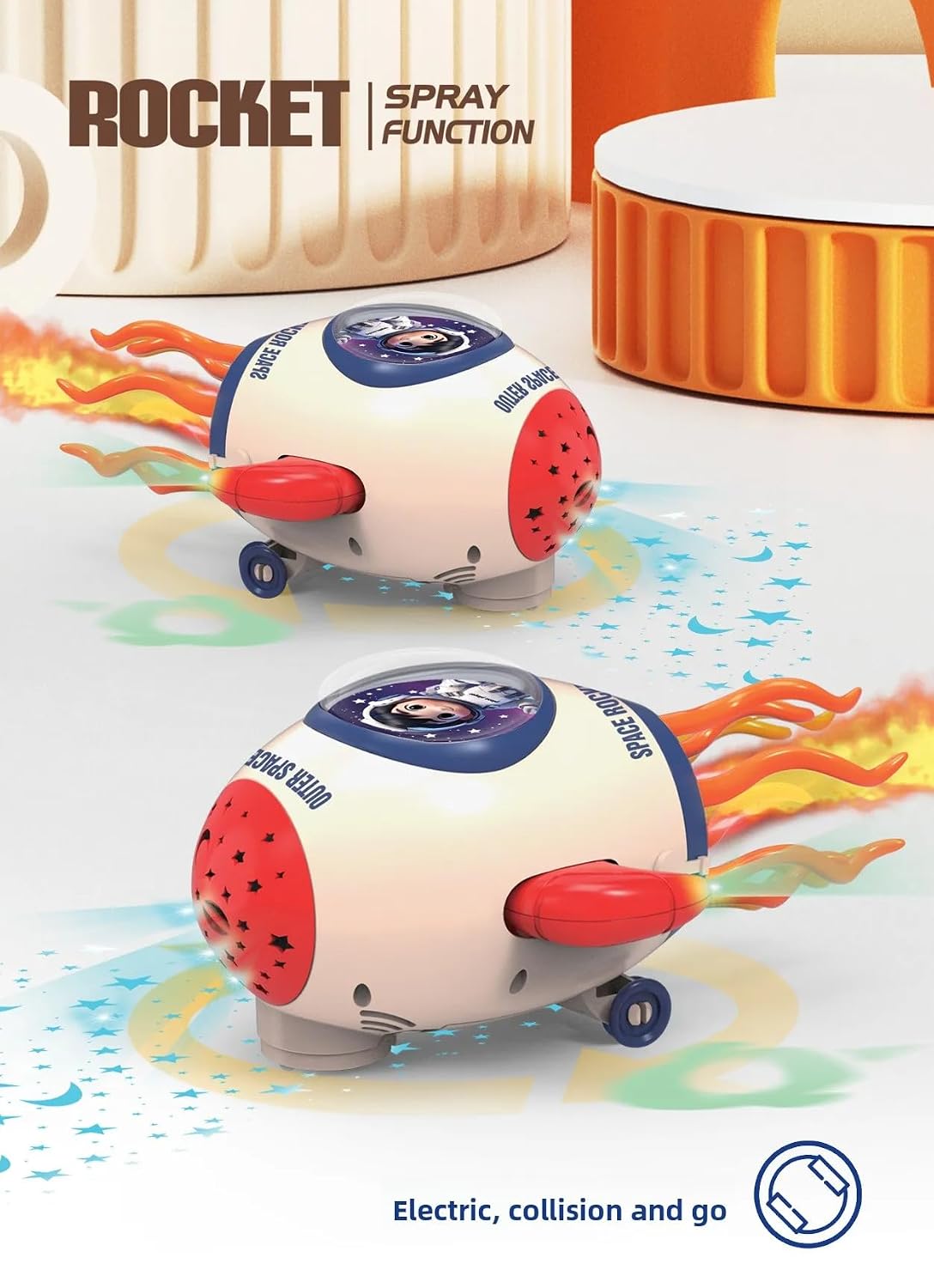 Magicwand Rocket Toy with Fog Function