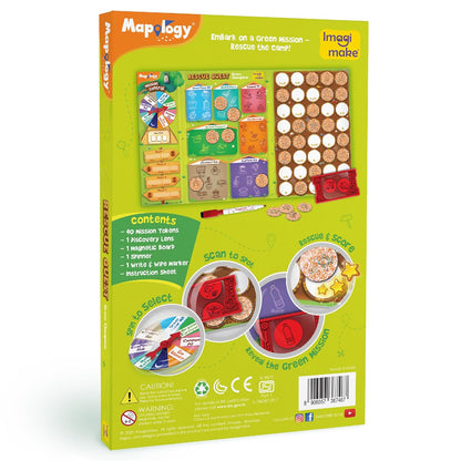Imagimake Rescue Quest–Green Champions | Spin, Discover & Rescue Green Missions | Educational Fun Board Games for Friends & Family Night