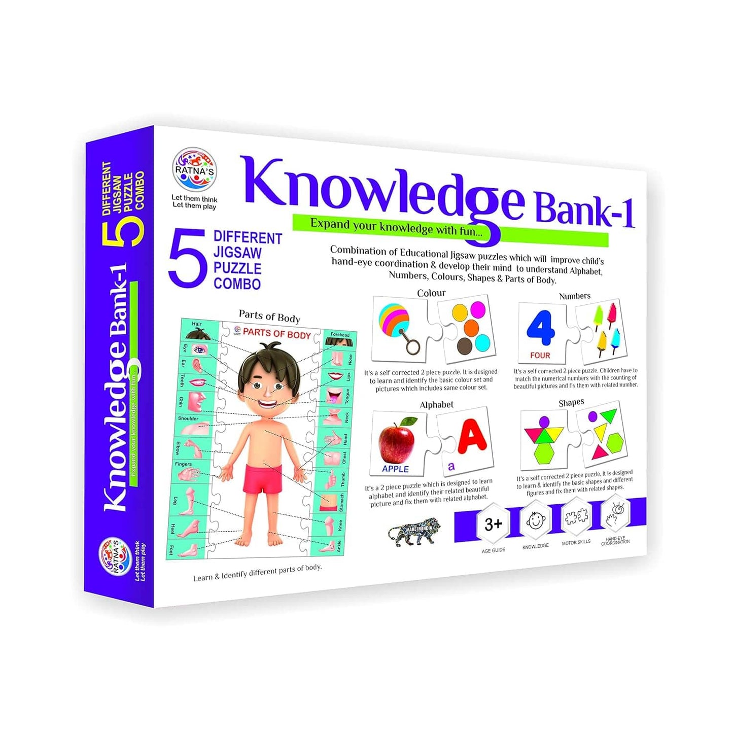 Ratna's Knowledge Bank - 1 Jigsaw Puzzle for Kids 3+