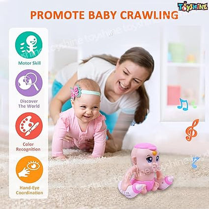 Toyshine Battery Powered Voice Control Cute Adorable Tumbling Baby with Dynamic Sound Musical Interactive Toy for Babies & Kids