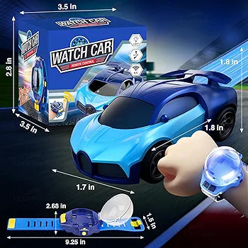 The Little Ones Watch Car - Mini Small Wrist Watch Remote Control Car Toys for Racing of Boys & Girls Kids, Small RC Car, USB Rechargeable 2 Function, Best Birthday Gift for Kids