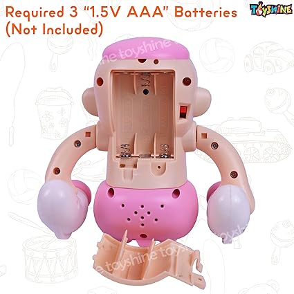Toyshine Battery Powered Voice Control Cute Adorable Tumbling Baby with Dynamic Sound Musical Interactive Toy for Babies & Kids