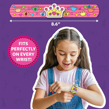 Skillmatics Craft Activity - Snap Bandz, Unicorns & Princesses, DIY Art & Craft Activity, Mess-Free, Creative Kit