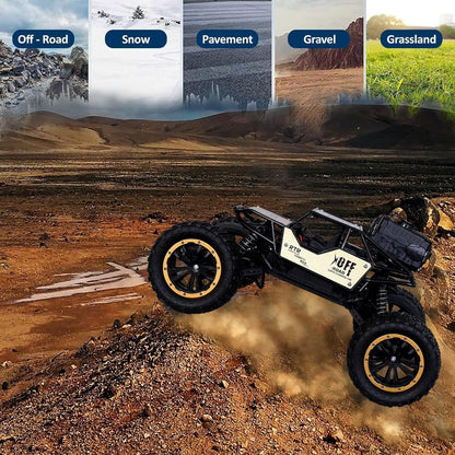 Remote Control Rock Crawler Mist Smoke Spray Function, High Speed 1:18 RC Car Toys