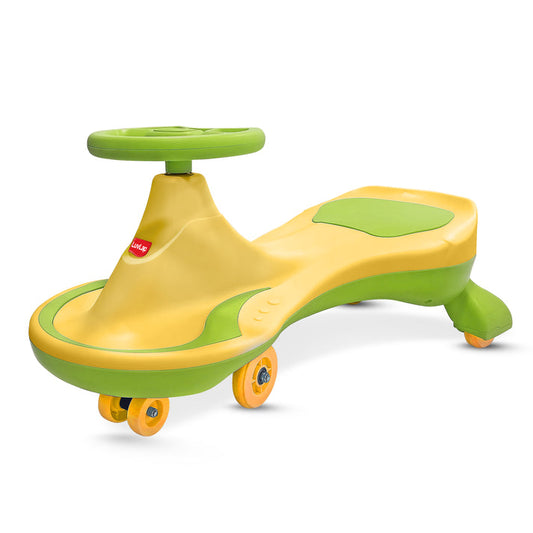 Sunny Swing Car, Kids Push Car, Magic Car for Kids, Comfortable Seats & Durable, Ride On Magic Car for 3+ Years Baby Boy & Girl, Yellow
