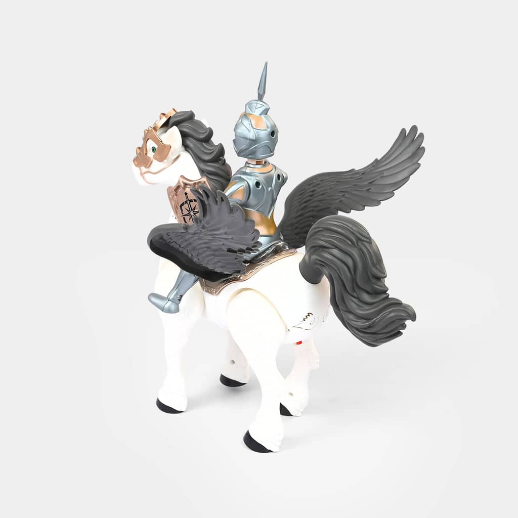 Iron Warrior Horse With Light & Sound