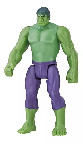 Green superhero figure with purple pants 