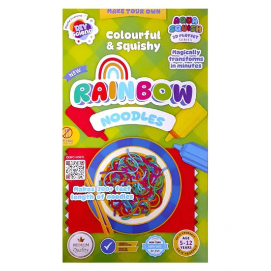 Packaging of Rainbow Noodles with colorful design