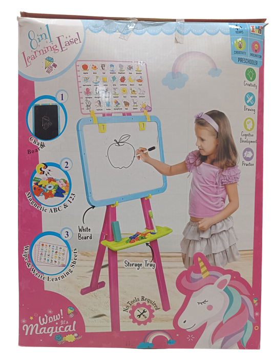 8in1 Easel Board With Stand Unicorn