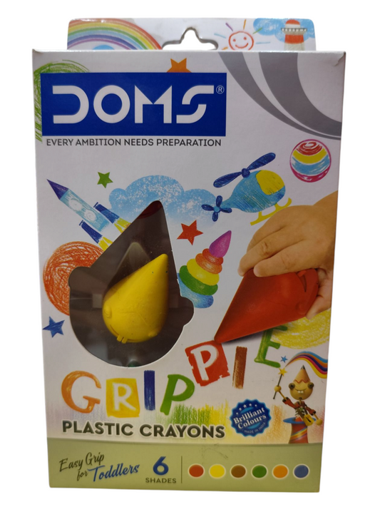 Doms Gripple Crayons 6 Shades