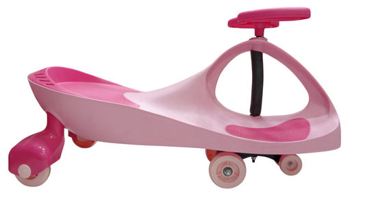 LuvLap Sunshine Swing Car, Magic Car, Kids Push Car, Swing Car for Kids, Comfortable Seats & Durable, Baby Car, Magic Toy Car, Kids Swing Car, Ride On Car, Kids Car, 3+ Years, Pink