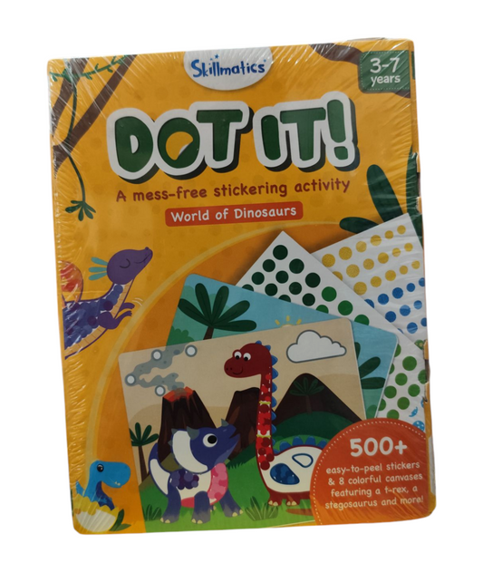 Dot it! - World of Dinosaurs | No mess sticker art (ages 3-7)