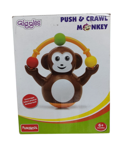 Giggles Push & Crawl Monkey