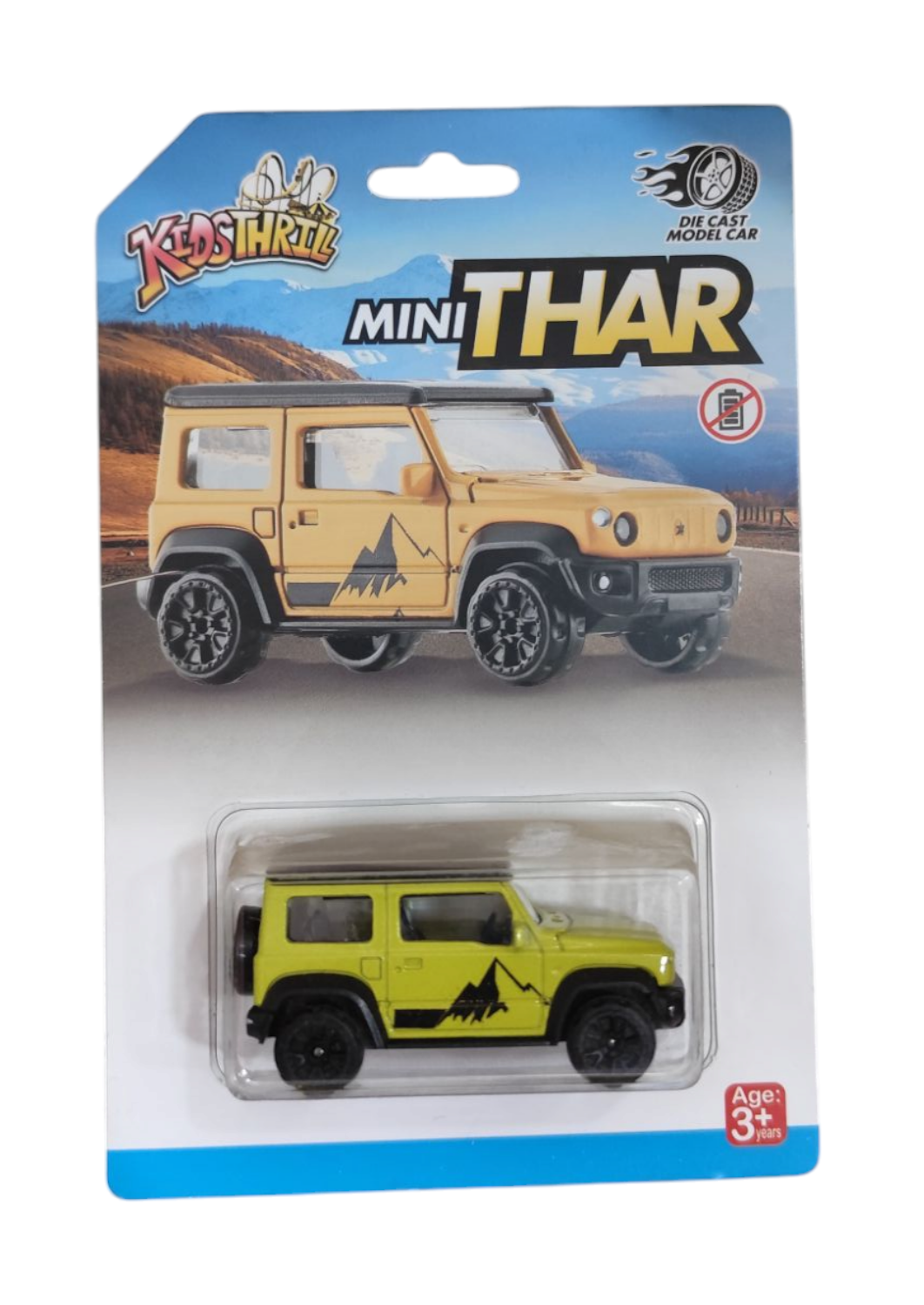 Mini Thar Jeep Die Cast Model Toy Car Jeep Vehicle Racing Cars for Kids (Multicolor, Pack of: 1)