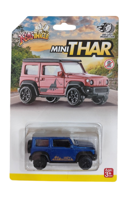 Mini Thar Jeep Die Cast Model Toy Car Jeep Vehicle Racing Cars for Kids (Multicolor, Pack of: 1)