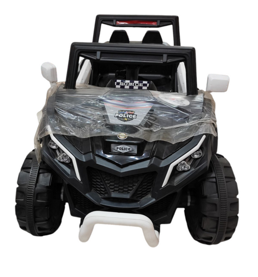 Police Edition Rechargeable Battery Operated Jeep for Kids