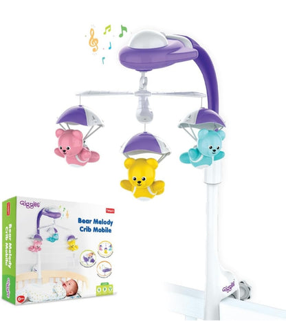 Giggles Bear Melody Crib Mobile