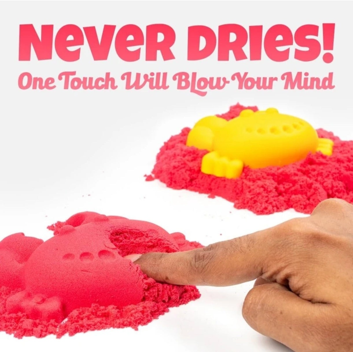 RATNA'S Wonder Sand 500g Smooth Sand for Kids with One Big Mould