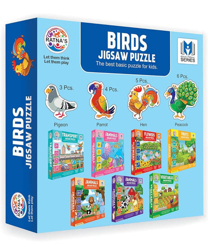 Ratnas Educational Baby Puzzle Birds - T-Rex the toyland Sitamarhi