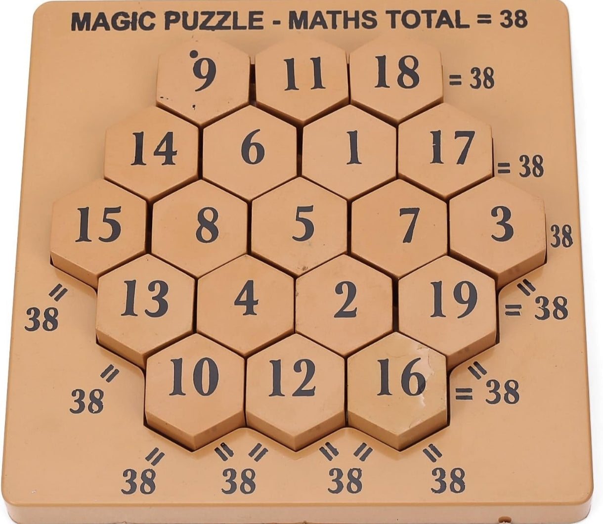 Ratnas Magic Puzzle Maths Total 38