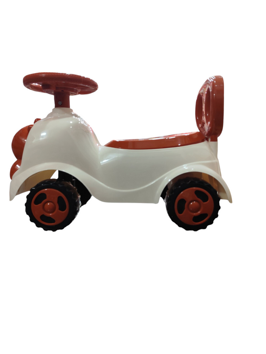 White and red toy car