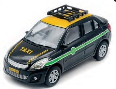 Centy – Public Commuters – Twin-Tone Cab – Urban Taxi – Black Color