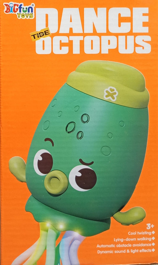Dancing Jelly Fish Toy for Kids, Lighting & Musical Moving Octopus Toys for Babies Crawling Dancing Octopus Toy for Kids
