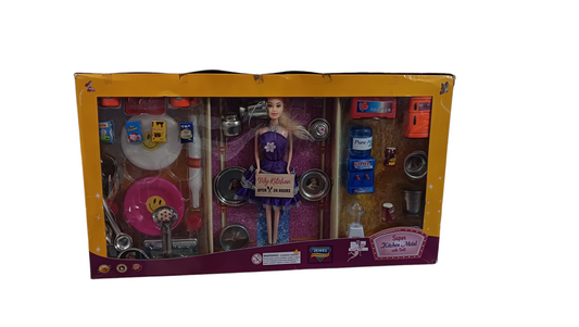 Super Kitchen Metal With Doll