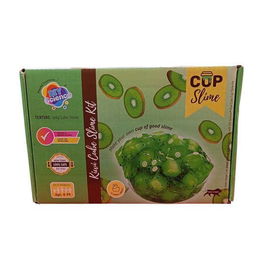 Diyscience Kiwi Cube Slime Kit