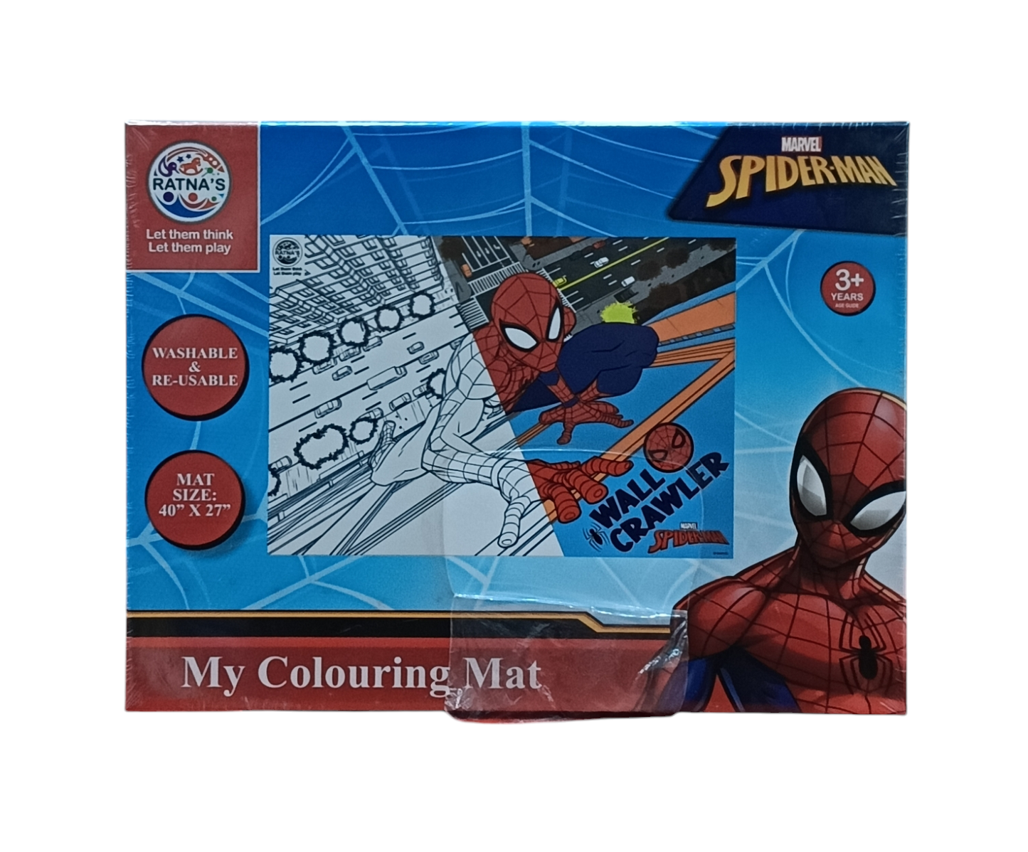 My Colouring Mat Spiderman