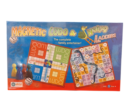 Magnetic Ludo & Snakes Ladders