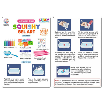 Ratna’s Transforms Like Magic Squishy Gel Art Kit For Kids | 7 + Years