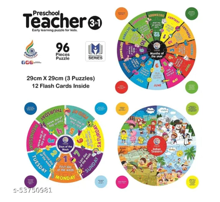 Pre School Teacher 3 IN 1