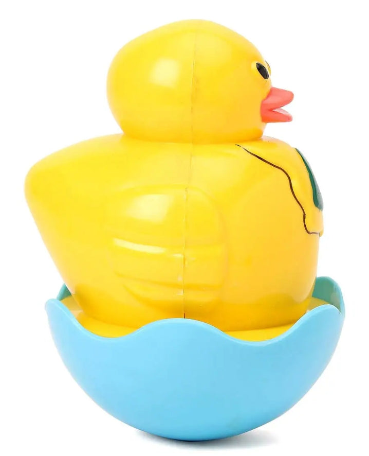 Baby Cub Musical Duck Face Roly Poly Wobbling Toy for Infants