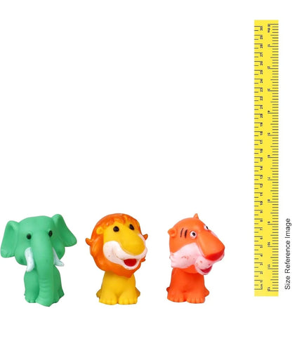 RATNA'S Squeezy Animal Kingdom 3 PCS for Kids Bath TIME and Play TIMESqueezy Animal Kingdom