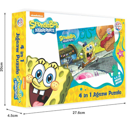 SpongeBob SquarePants 4-in-1 Jigsaw Puzzle box 