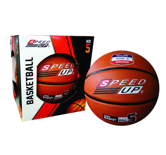 Speed Up Rubber Basket Ball Size 5 Box Pack Kids Multicolour 8Y+